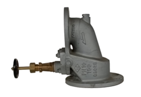 Gray Angle Storm Valve